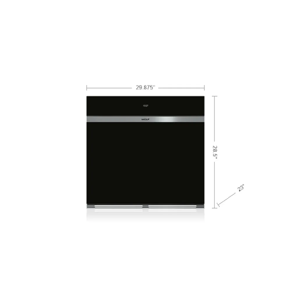 Wolf SO30CM/B 30" M Series Contemporary Built-In Single Oven